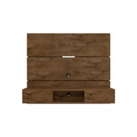 Manhattan Comfort 236BMC9 Vernon 62.99 Floating Wall Entertainment Center in Rustic Brown